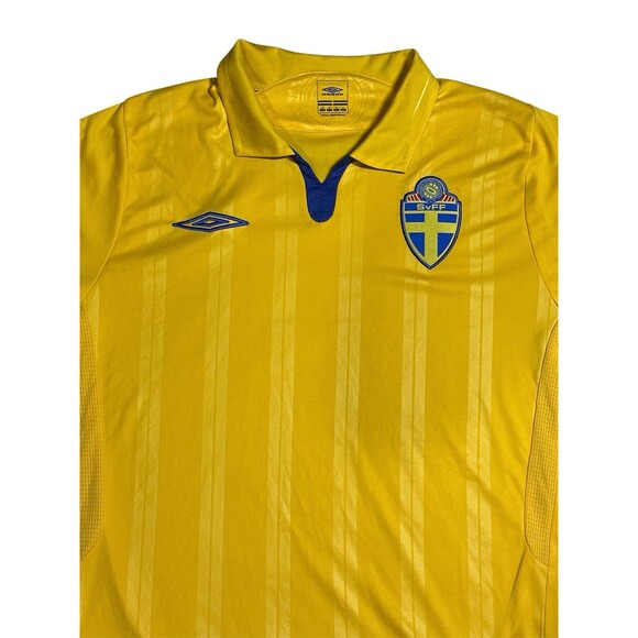 2009 Umbro Sweden Football Jersey Size Medium‎ Soccer Y2K - Picture 2 of 6